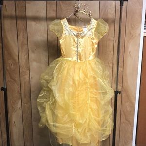 Disney Princess Belle dress and crown